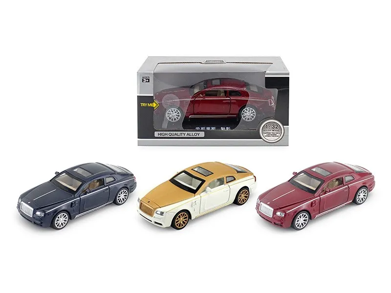 1: 32 Licensed Model Car Toys Pull Back Die Cast Car with Sound and Light