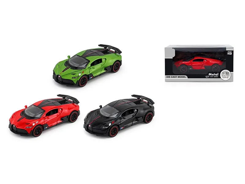 1: 32 Licensed Model Car Toys Pull Back Die Cast Car with Sound and Light