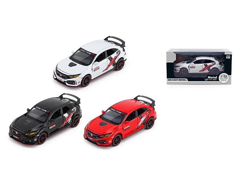 1: 32 Licensed Model Car Toys Pull Back Die Cast Car with Sound and Light