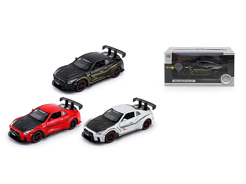 1: 32 Licensed Model Car Toys Pull Back Die Cast Car with Sound and Light