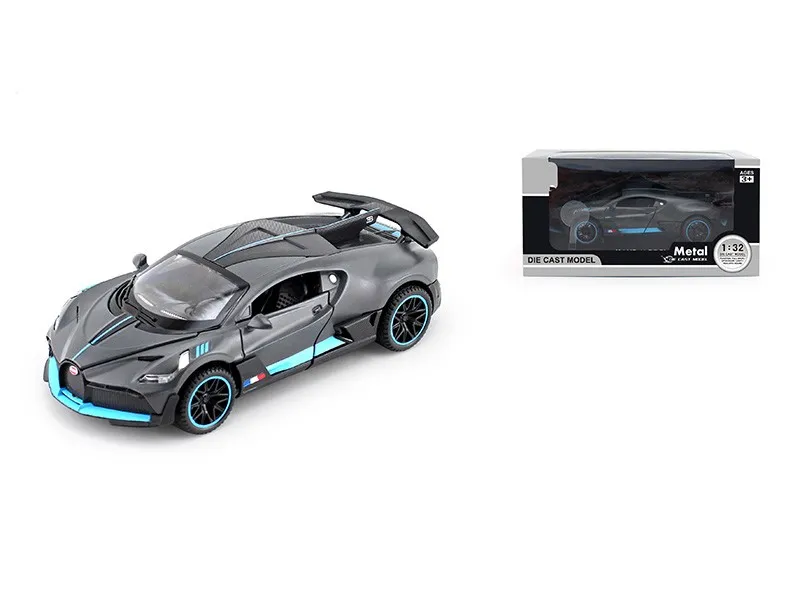 1: 32 Licensed Model Car Toys Pull Back Die Cast Car with Sound and Light