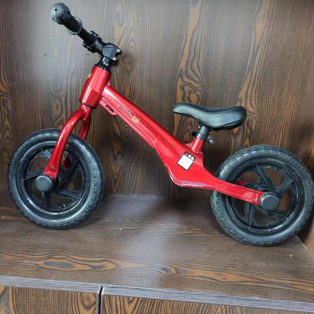 12 Inch Air Wheel Steel Frame Children Balance Bike for 2-5 Years Old Kids