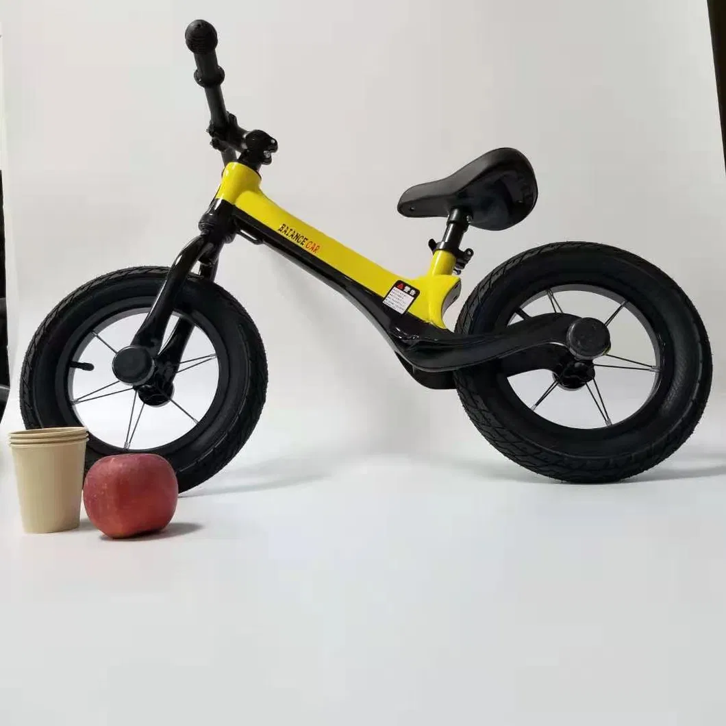 12 Inch Air Wheel Steel Frame Children Balance Bike for 2-5 Years Old Kids