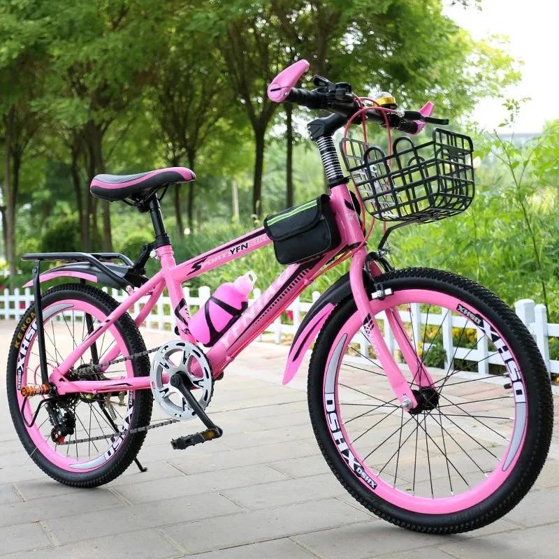 2019 BMX Junior 24-Speed Cycle School 24" Inch Bike Teenage Best Children Bike Kids Mountain Bicycle 20" Steel Frame Children Bicycle New Design Mountain Bike