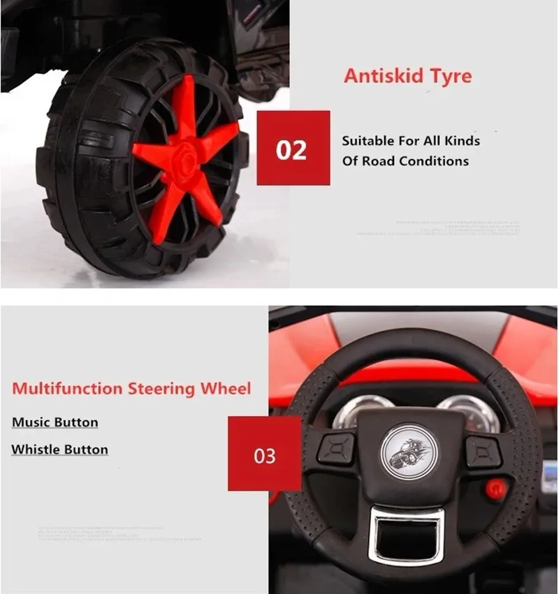 2020 Latest 12V Baby / Children Electric Four Wheel Toy Car Large Car for Children