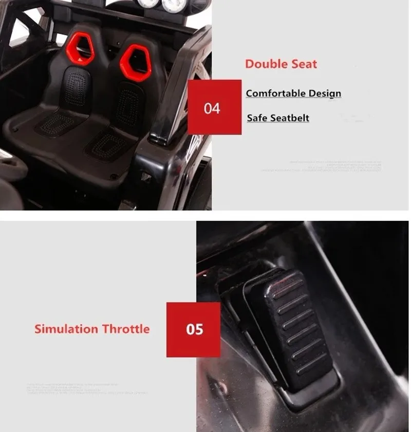 2020 Latest 12V Baby / Children Electric Four Wheel Toy Car Large Car for Children