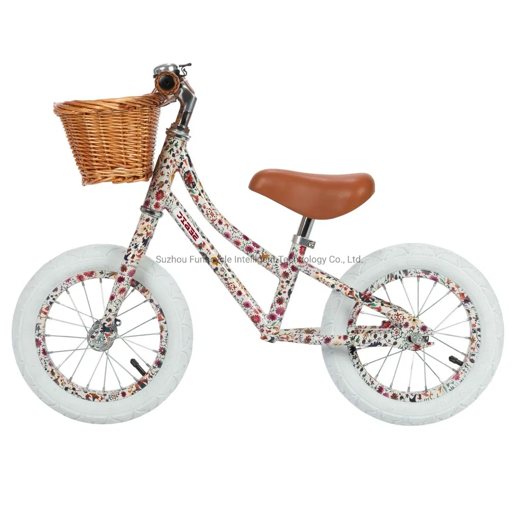 2021 Fashion 12 Inch Boy Child Mini Bike Vintage Children Balance Bicycle