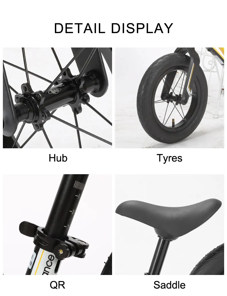 2021 Montasen Design 12 Inch Kids Balance Bike Kids Bicycle