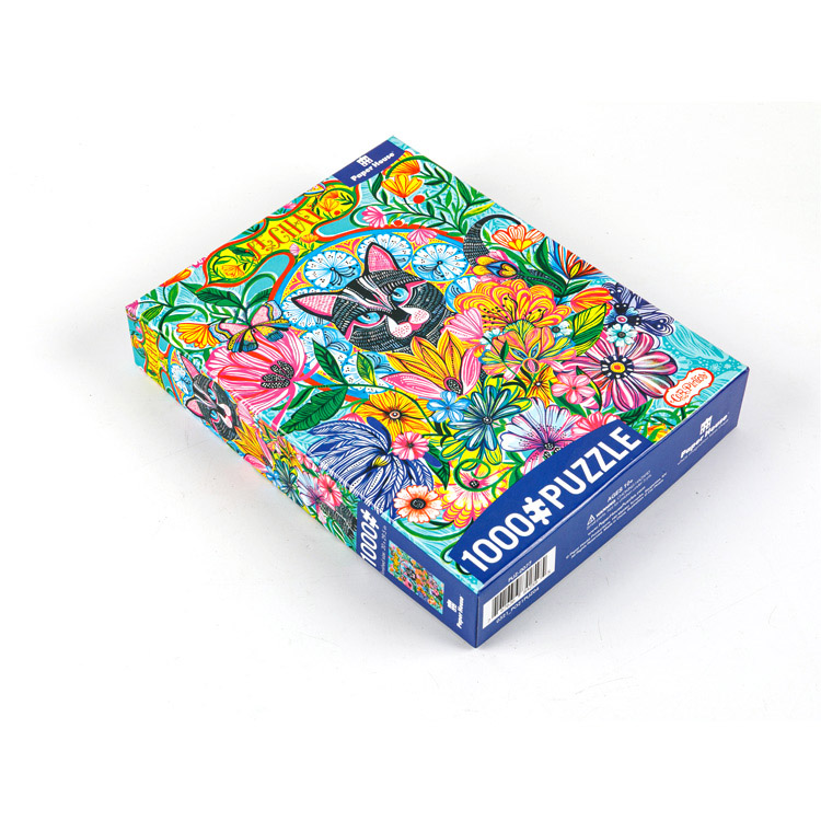 Why Is Puzzle 1000PCS Flower Cat a Perfect Choice for Relaxing and Creative Puzzle Lovers?
