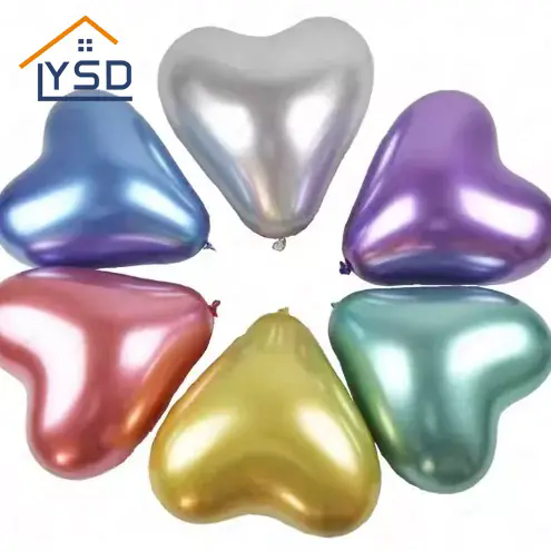 How Does a Metal Heart-Shaped Latex Ball Create Unique Decorations for Memorable Events?