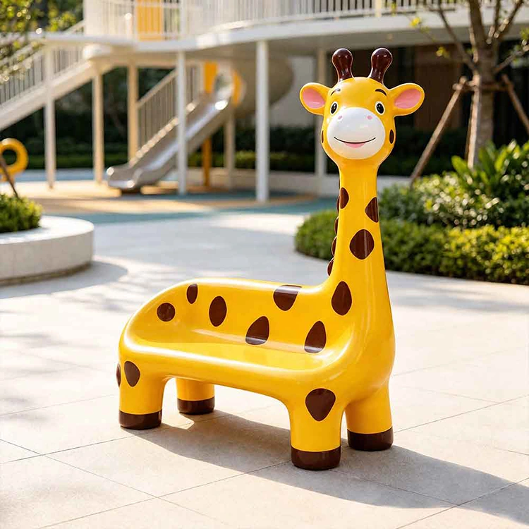How Easy Is It to Maintain a Custom FRP Giraffe Bench in Outdoor Public Spaces