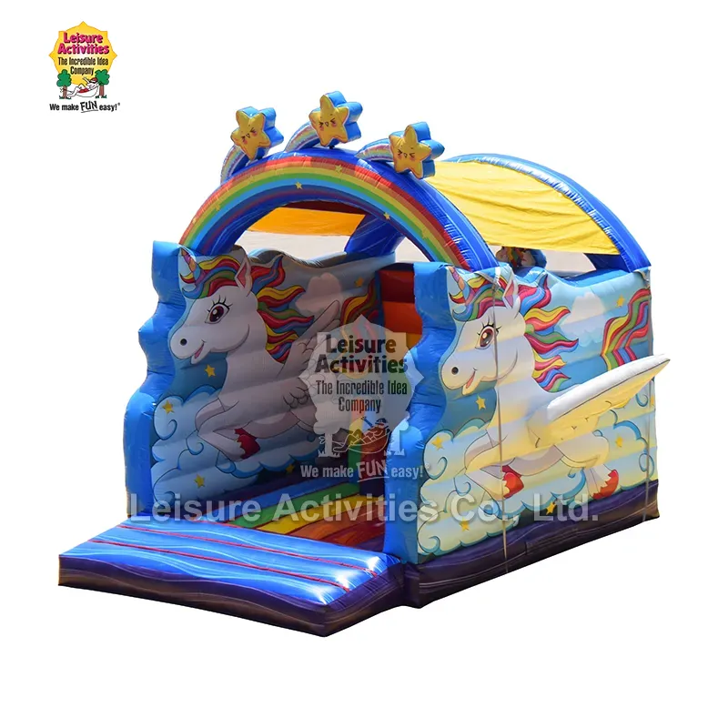 Why Are Super Inflatable Bouncy Castles Unicorn Rainbow a Magical Choice for Events?