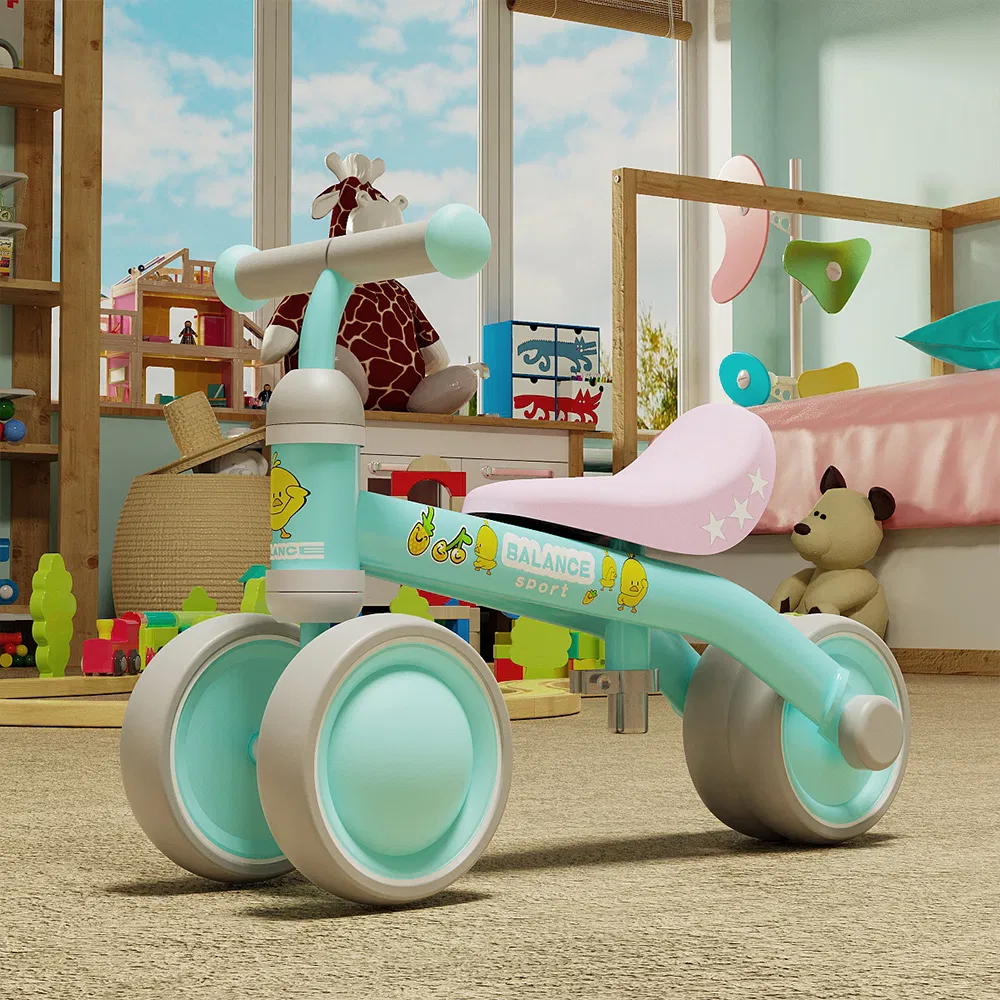 3 in 1 4 Wheels 2021 New Model Harness Tricycle with Wheel Push Balance Toddler Baby Walker