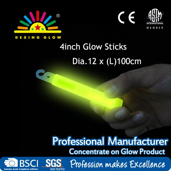 4-Inch Light Sticks with Lanyard, Glow Necklace