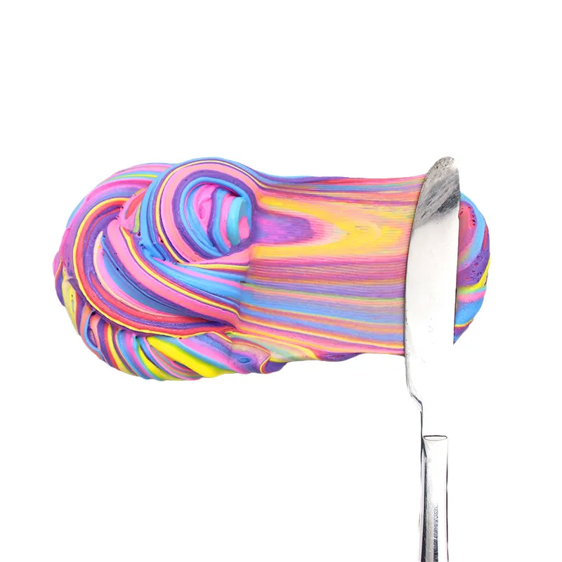 9 Colors Fluffy Slime Floam Lizun Light Clay Modeling Polymer Clay