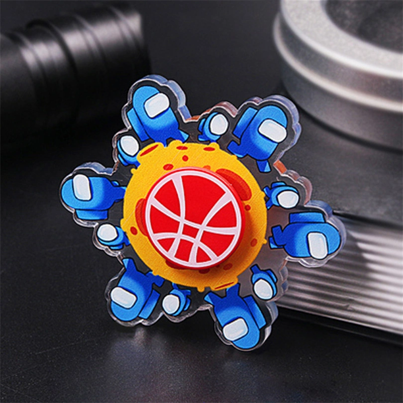 a Variety of Animated Dynamic Rotation Will Run Naruto Special Effects PVC Fingertip Gyro