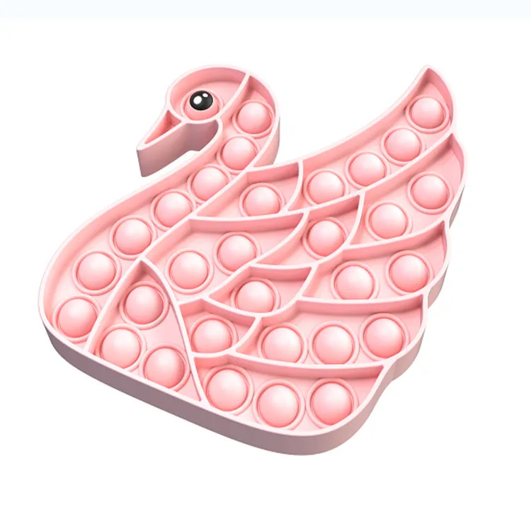 Autism Kids Pop It Silicone Fidget Squeeze Toy