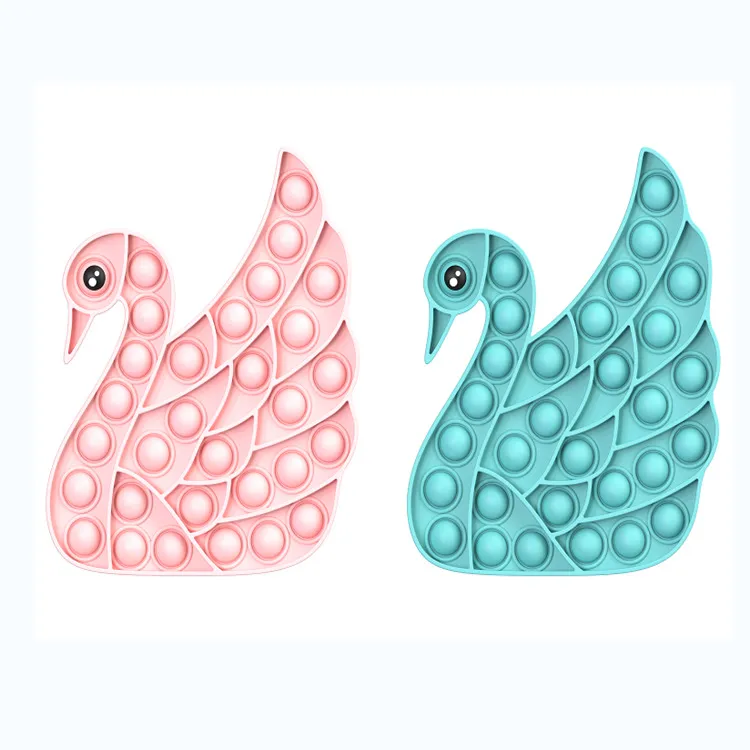 Autism Kids Pop It Silicone Fidget Squeeze Toy