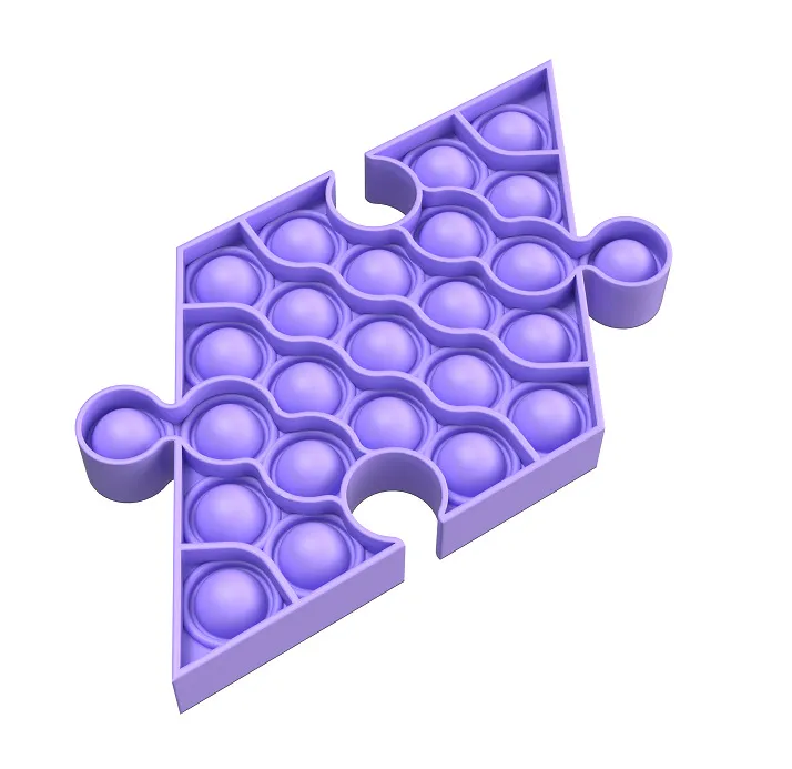 Autism Kids Pop It Silicone Fidget Squeeze Toy