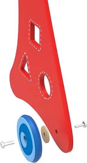 Baby Toys Wooden Push and Pull Learning Walker for Boys and Girls