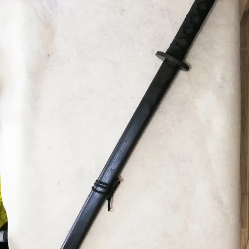Black Japanese Samurai Wood Sword