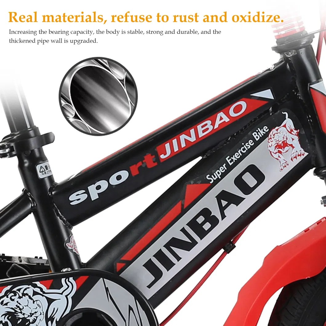 Children Bicycle Non-Slip Grip Balance Bike for Boys Girls with Training Wheels 18 Inch Outdoor Cycling Freestyle Balance Bike