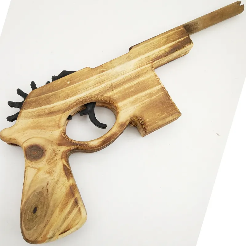 Children′s Wooden Toy Pistols for Performance Props
