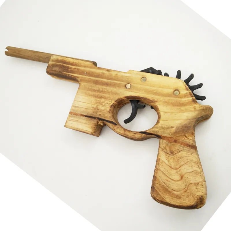 Children′s Wooden Toy Pistols for Performance Props