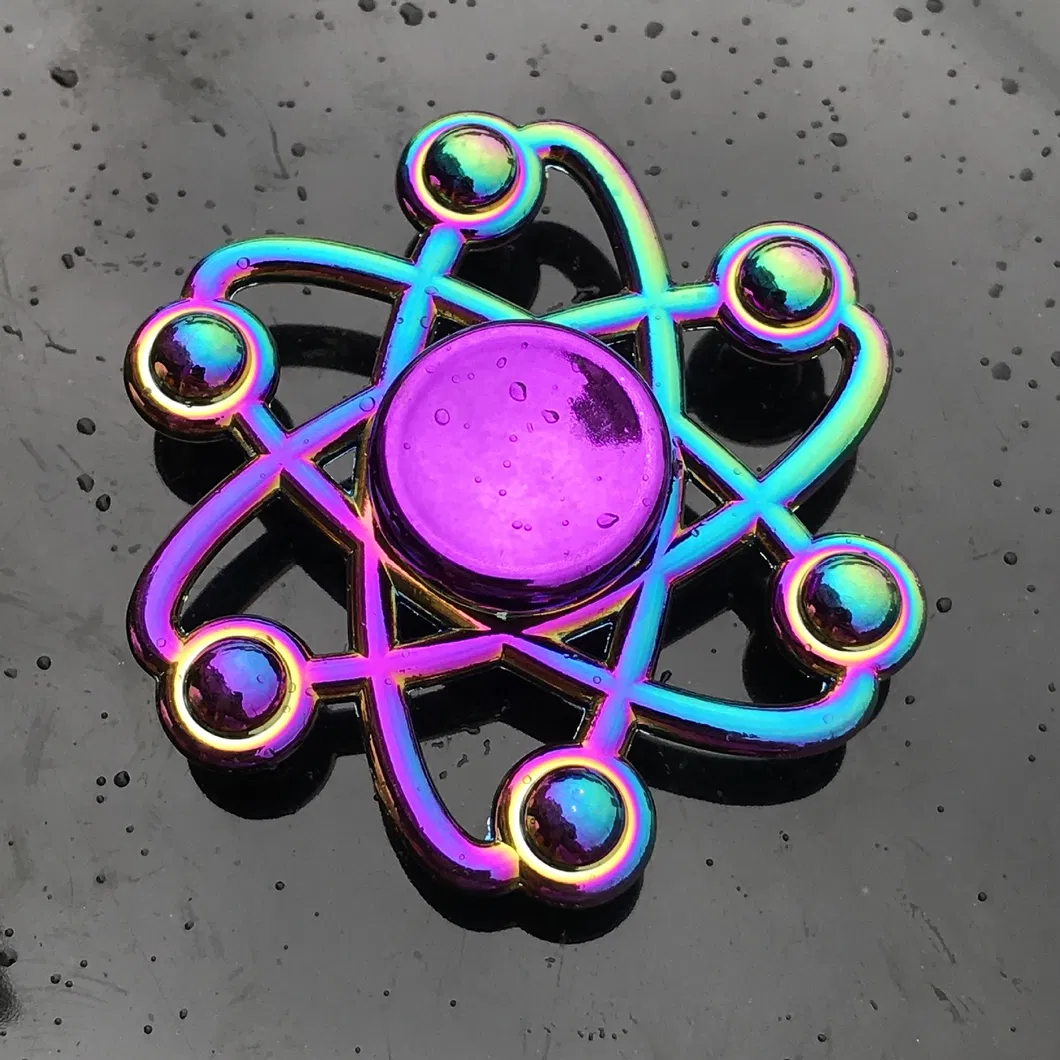 Creative Adult Children Colorful Anti-Stress Fidget Spinner Metal Wind Spinners