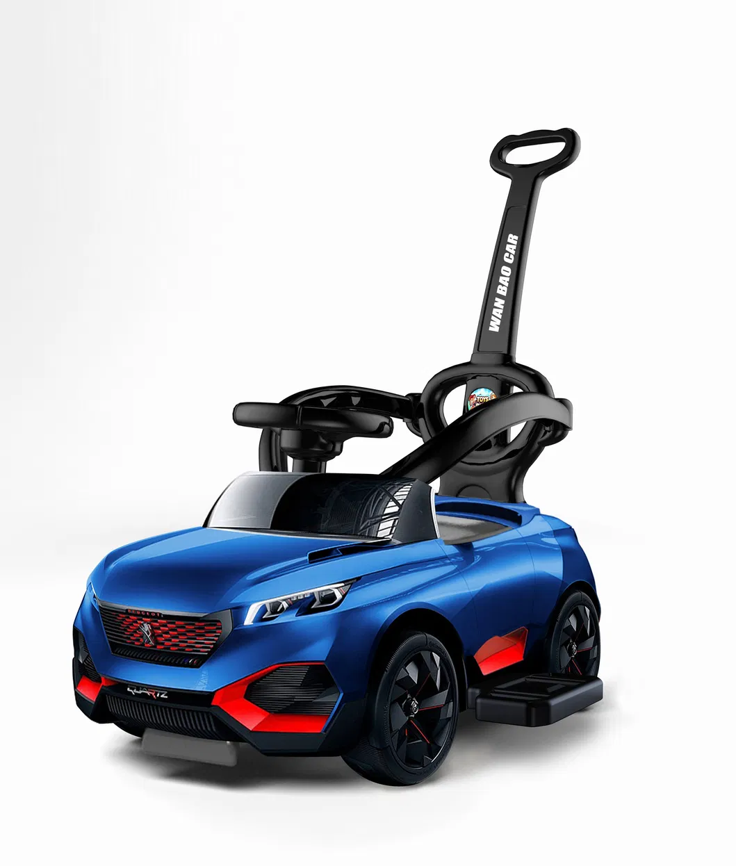 Electric Multi-Function Coasting Trolley Kids Ride on Car Children Sliding Car