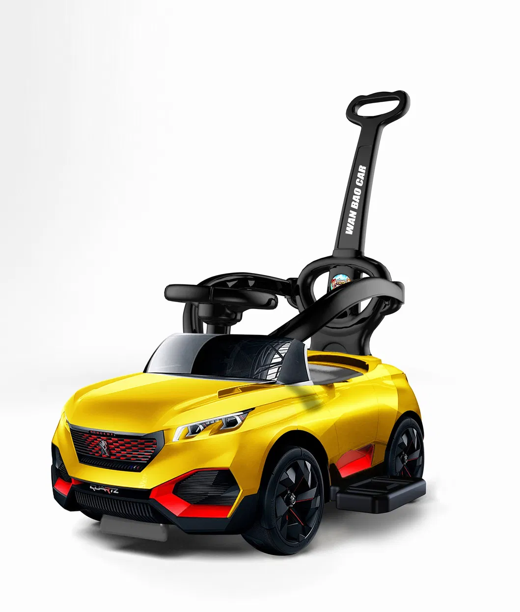 Electric Multi-Function Coasting Trolley Kids Ride on Car Children Sliding Car