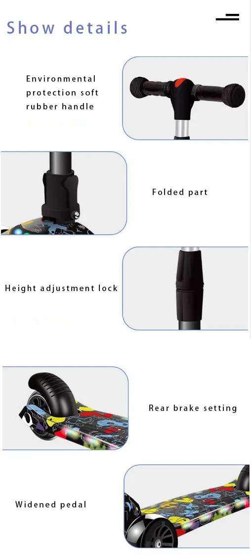 Factory Direct Sales Stroller, Children′s Scooter, 2-3-510-12-14-Year-Old Girls, Boys, Children′s Bicycle