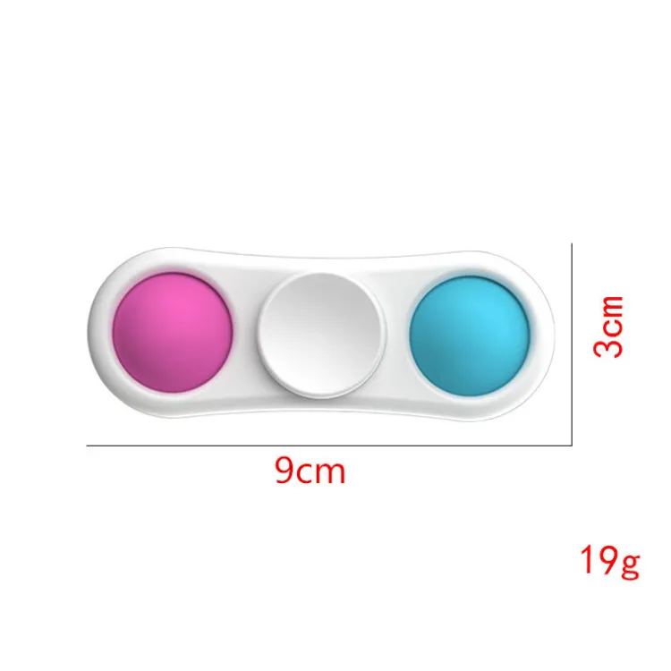 Finger Push Pop Spinner Stress Relieving Push Toy