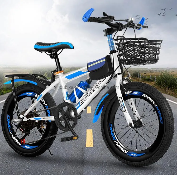 Girls Boys Sports Kids Bike Children Gifts Steel Mountain Bike 20 Inch Aluminum Alloy Children 6 Speed Mountain Bike Bicycle
