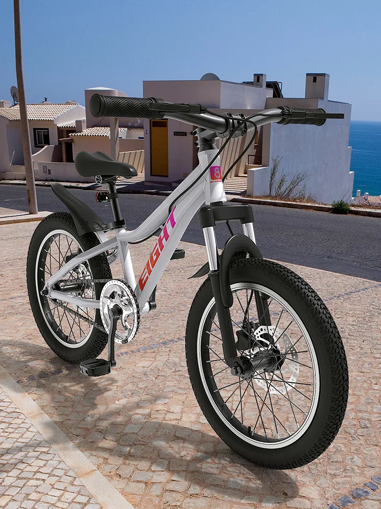High-Carbon Steel Child Road Bike 20 Inch Mountain Bicycle Single Speed Children 21speed Kid Hydraulic Disc Brake Aluminum Children Alloy Mountain Bicycle