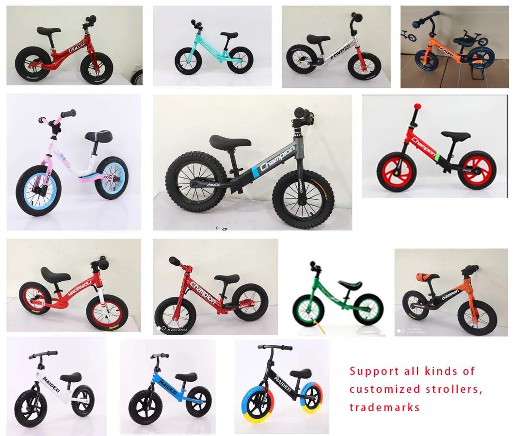 High Carbon Steel Children′s Two Wheeled Children′s Balance Bicycle Children′s Bicycle