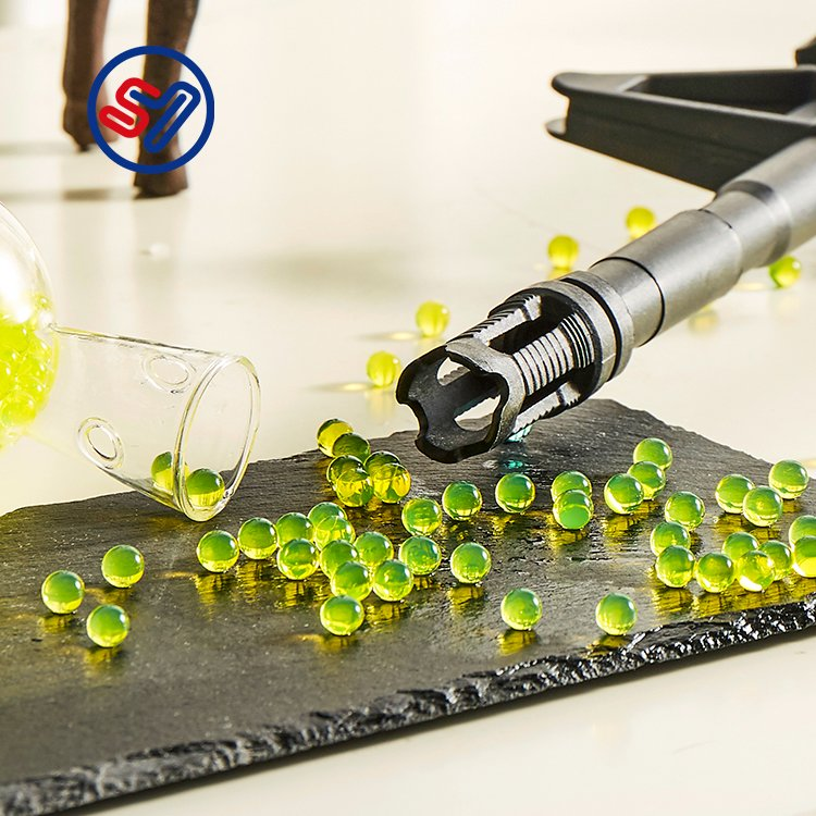 High Quality Biodegradable 7-8mm Spyra Water Gun Non Toxic Gel Ammo Gel Ammunition Super Soaker Water Gun Gel Blaster Ball Gel Bullet