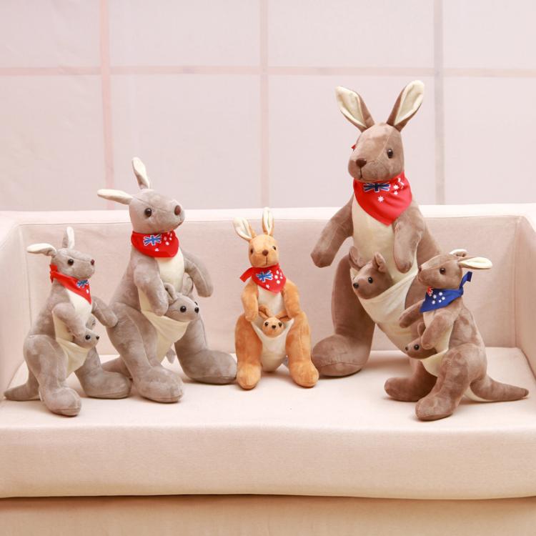 Kangaroo Plush Toy With Joey