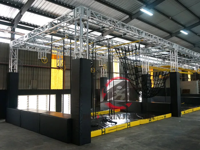 Indoor Ninja Warrior Obstacle Course for Adult