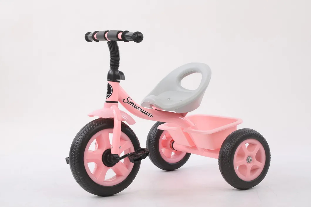 Kids Car Bicycle Children Toy Tricycle with Front and Rear Basket