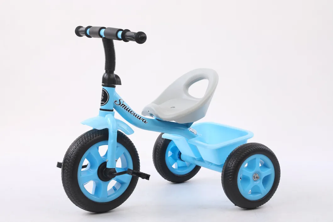 Kids Car Bicycle Children Toy Tricycle with Front and Rear Basket