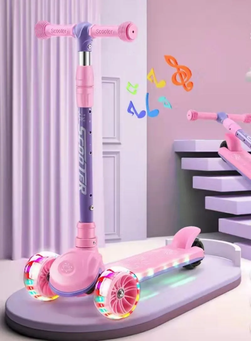 Kids Kick Scooter 3~8 Ages Child Ride on Toy Boy Girl Toddler Scooter