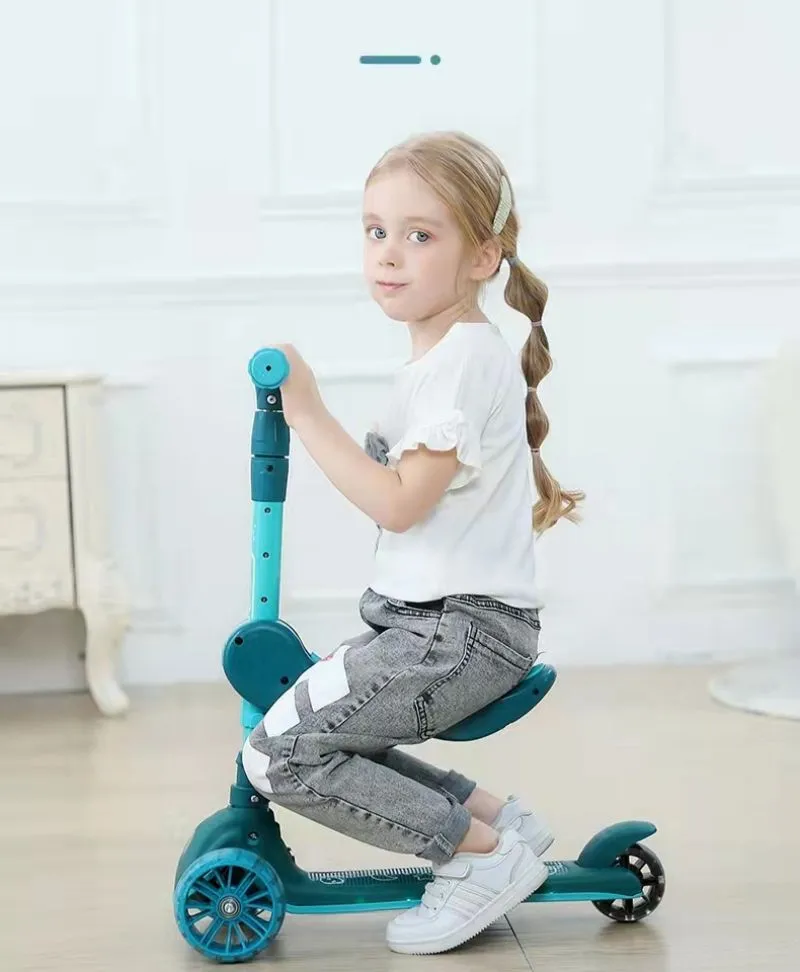 Kids Kick Scooter 3~8 Ages Child Ride on Toy Boy Girl Toddler Scooter