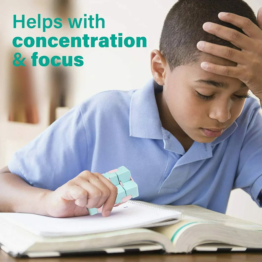 Kids Sensory Infinity Cube Fidget Toy Stress Relief Gift Game for Autism Anxiety