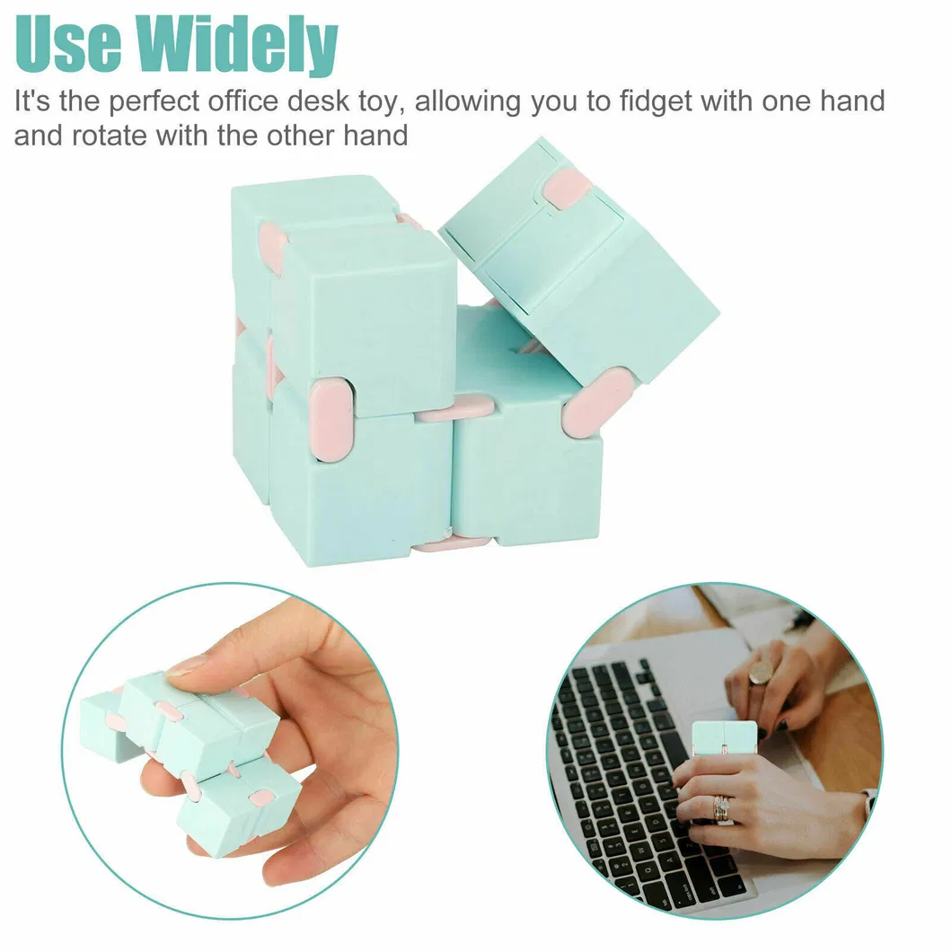 Kids Sensory Infinity Cube Fidget Toy Stress Relief Gift Game for Autism Anxiety