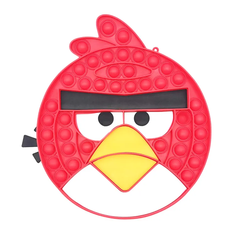 Kids Silicone Push It Bubble Fidget Toys for Autism Children Math Educational Puzzle Games Adult Anti-Stress Relief Sensory Toys