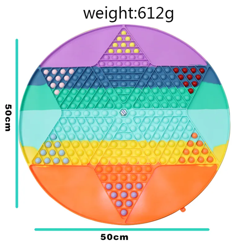 Kids Silicone Push It Bubble Fidget Toys for Autism Children Math Educational Puzzle Games Adult Anti-Stress Relief Sensory Toys