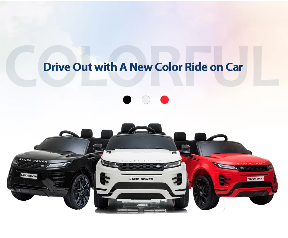 Licensed Range Rover Baby Ride on Car with Bluetooth R/C Toy