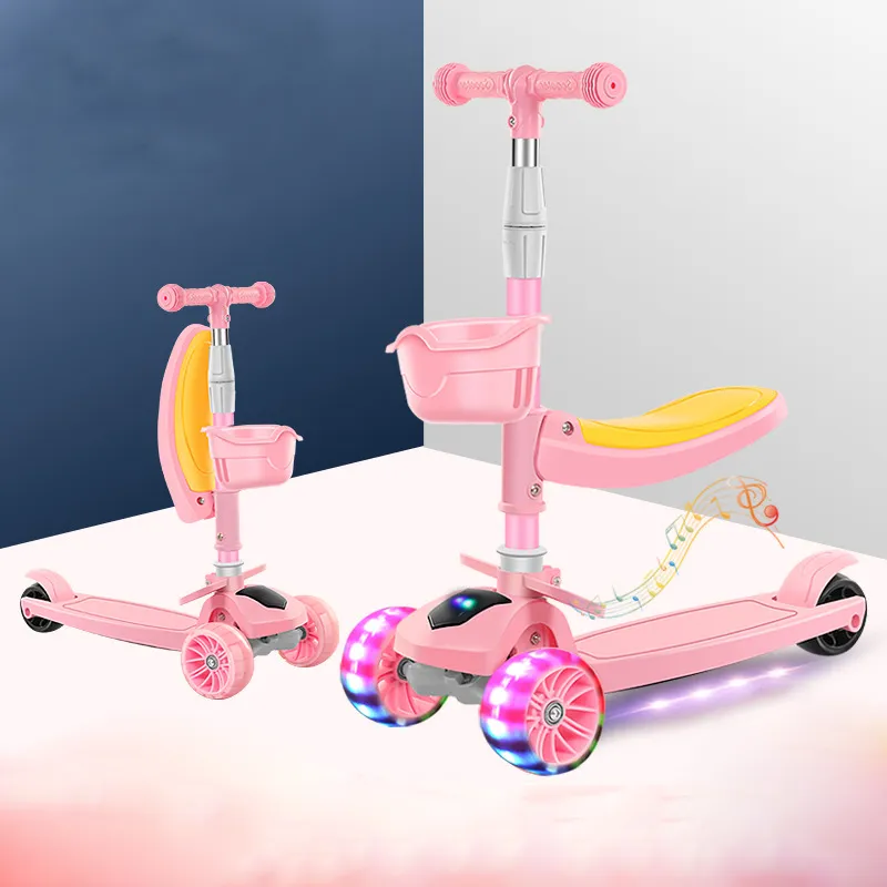 Manufacturer′s Wholesale Price 2-Wheel Foldable Electric Skateboard Foldable Children′s Skateboard