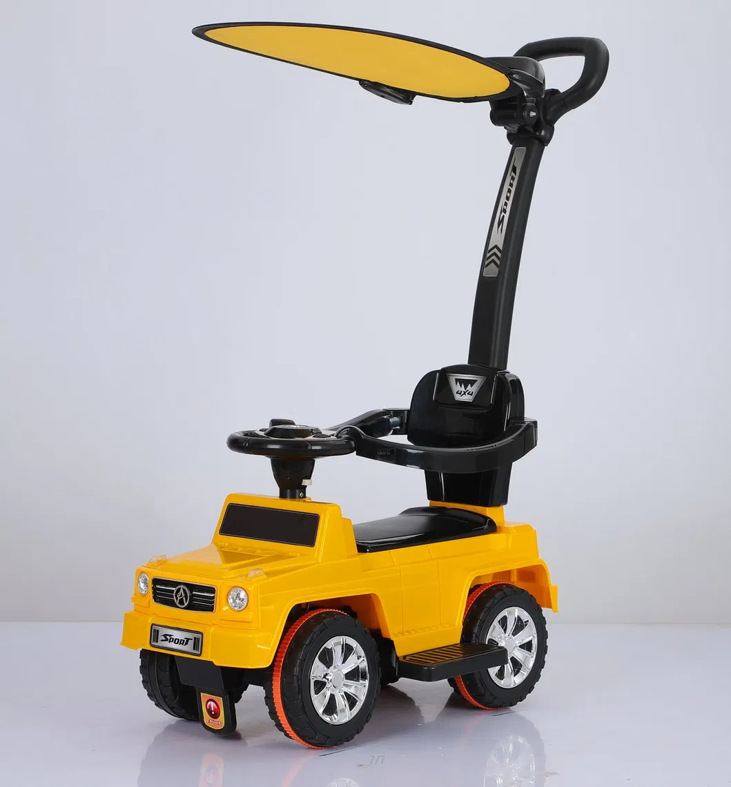 Multi-Function Coasting Trolley Kids Ride on Car Baby Walker with Light and Music